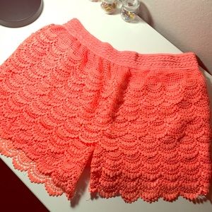 Ruffle Lace Shorts